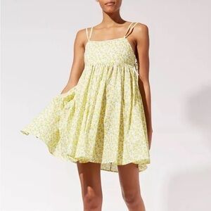 Solid & Striped lemon patterned dress